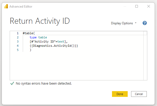 Understanding Power Query Query Diagnostics Data With The Diagnostics.ActivityID M Function